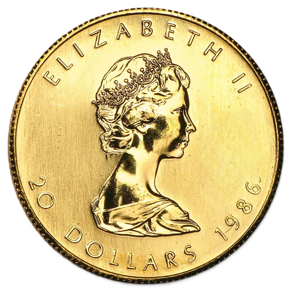 2021 1/2 oz Canadian Gold Maple Leaf Coin